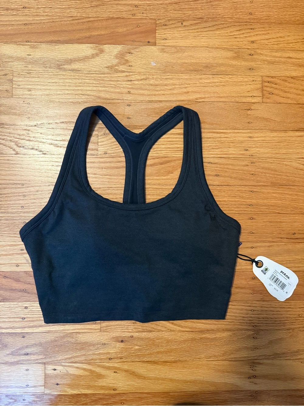 Prana Black Racerback Sports Bra